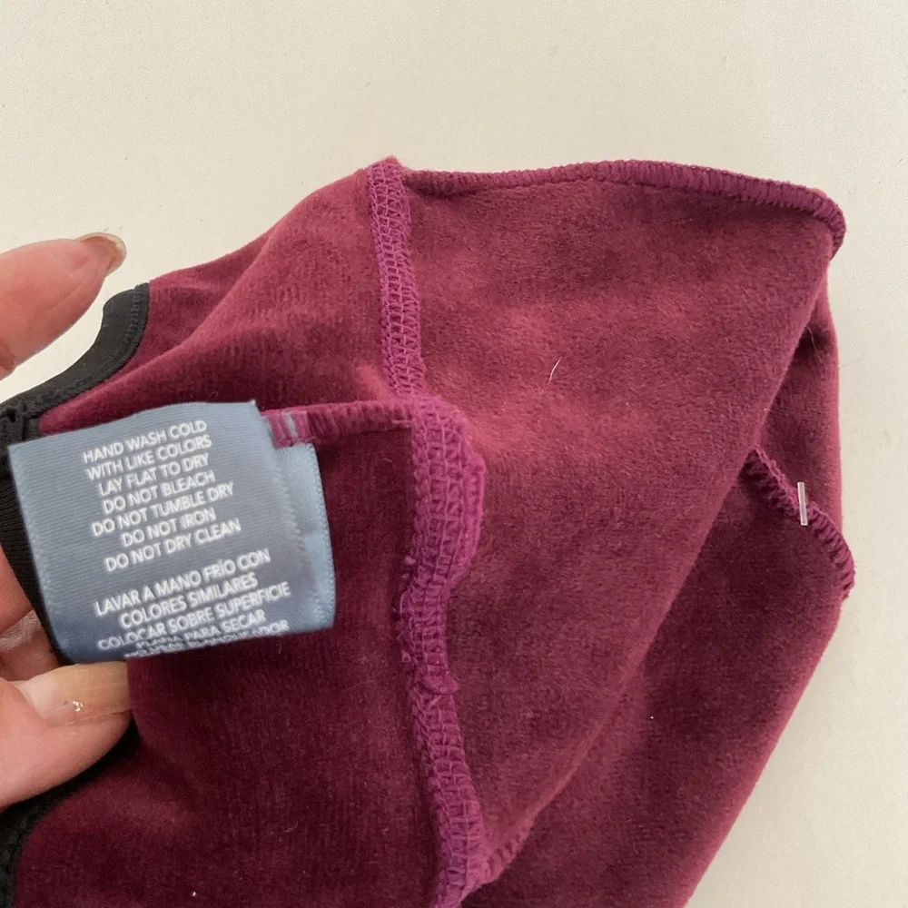 C9 Champion Women's Jersey Velour Beanie Burgundy Winter NWT
